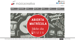 Desktop Screenshot of musicacreativa.com